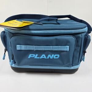 NEW PLANO 3600 Weekend Series Fishing Tackle Bag Waterproof Bottom Blue